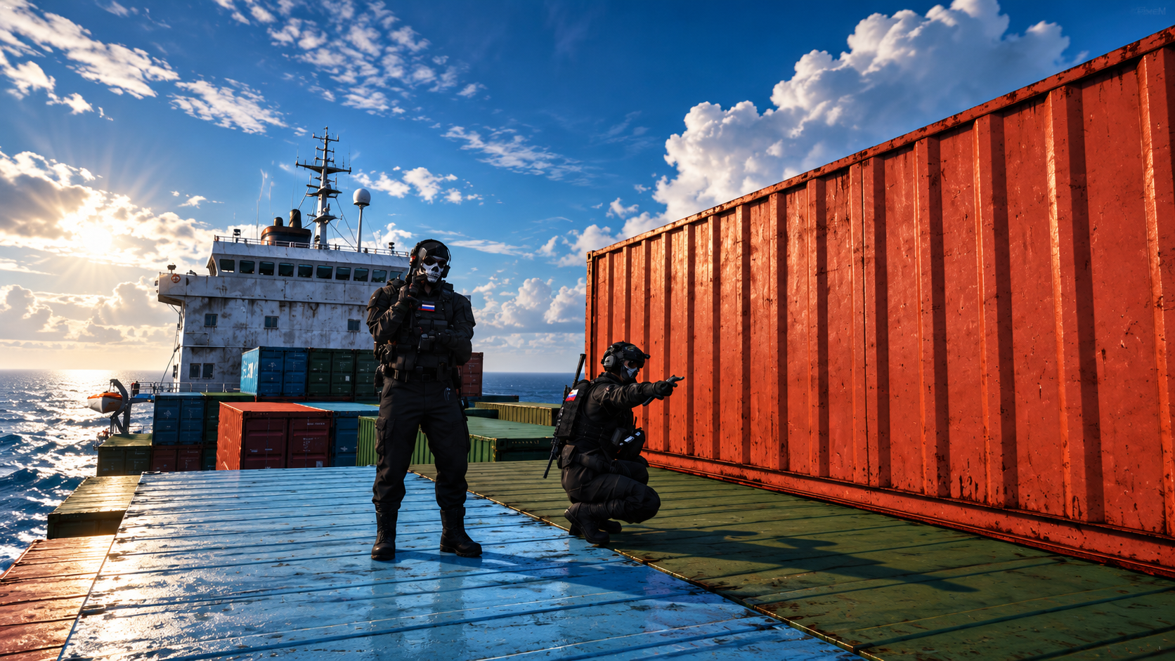 Illegale Einreise am Frachtschiff